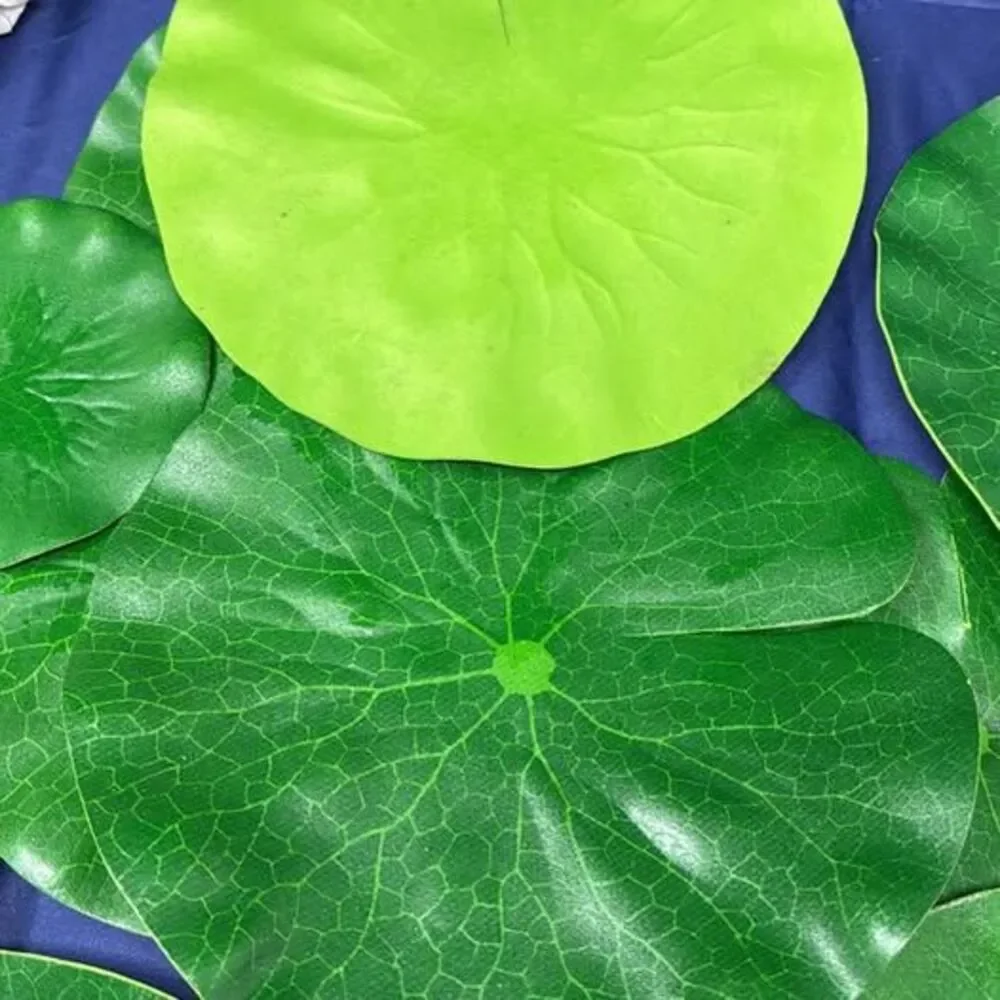 12 artificial lily pads